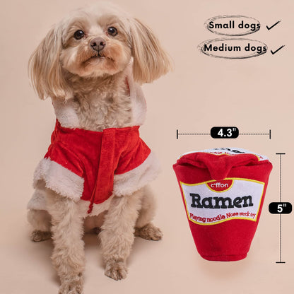 CHEWFFON Dog Puzzle Toy, Interactive & Enriching Snuffle Game for Small & Medium Dogs, Durable Hide and Seek Crinkle Toy, Treat Dispensing & Nose Work Fun