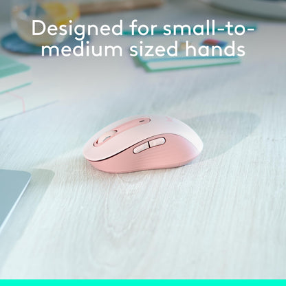 Logitech Wireless Mouse Signature M650 L Full Size - Large Hands, 2-Year Battery, Silent Clicks, Customizable Buttons, Bluetooth, PC/Mac/Chromebook - Black, Right-Handed, Large
