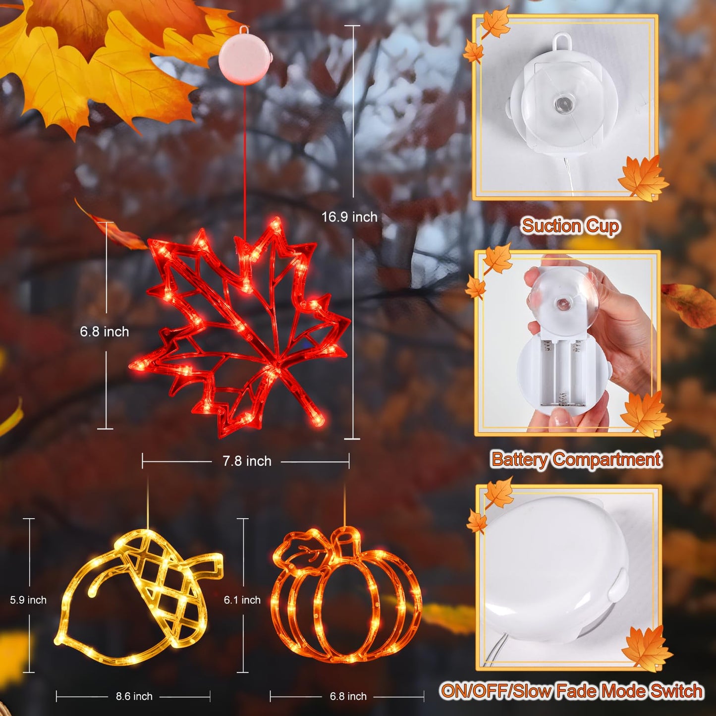 LOLStar Valentines Day Window Lights Decor with Timer, 3 Pack Battery Operated Red Heart-Shaped Window Decorations Silhouette Sucker LED Lamp Slow Fade Mode Romantic Light for 2026 Holiday Indoor Home