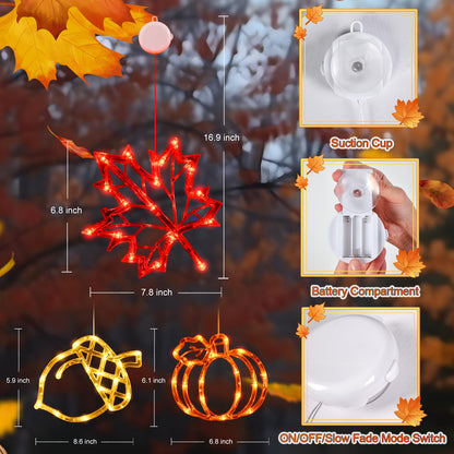 LOLStar Valentines Day Window Lights Decor with Timer, 3 Pack Battery Operated Red Heart-Shaped Window Decorations Silhouette Sucker LED Lamp Slow Fade Mode Romantic Light for 2026 Holiday Indoor Home