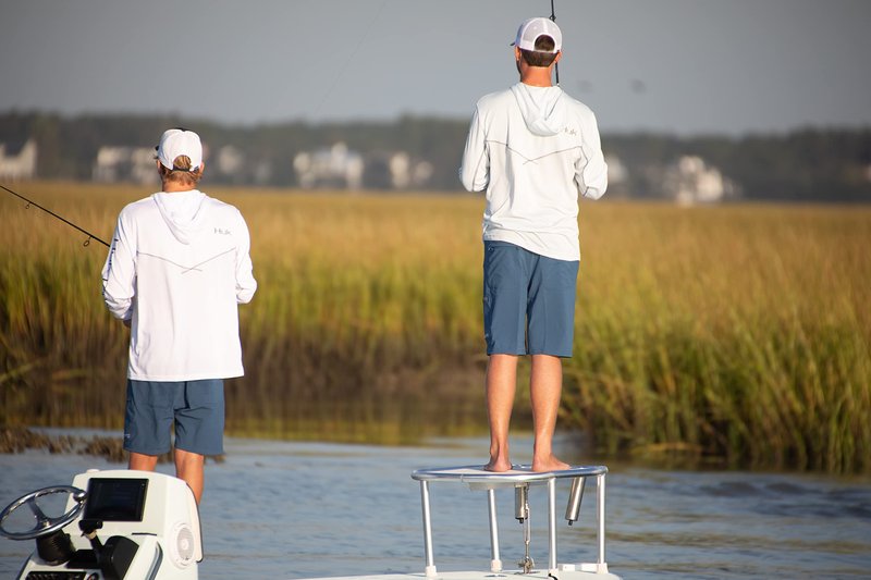 Huk Men's Next Level Quick-Drying Performance Fishing Shorts, Sargasso Sea-10.5", XL