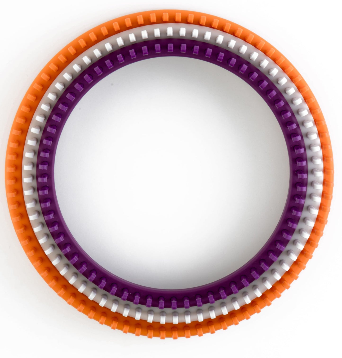 Authentic Knitting Board 'Premium' Round Knitting Looms Set, 3/8" Small Gauge KB Looms (3 Loom Set)