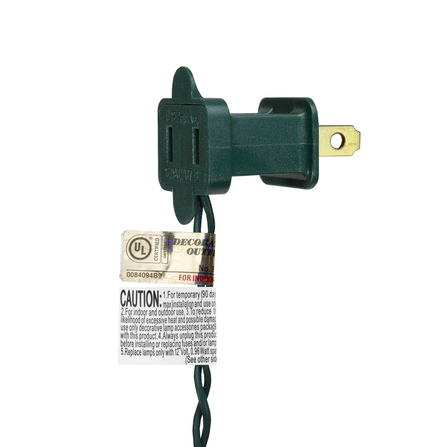 Mini Incandescent Christmas Lights - Multi-Color - 4' Green Wire - 20ct
