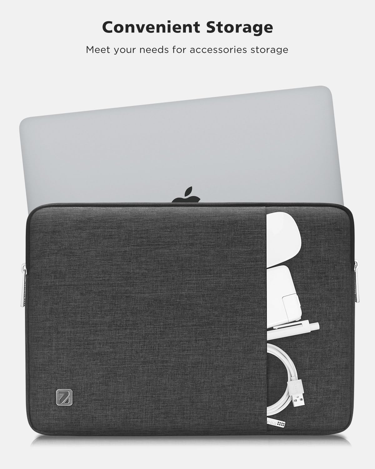 NIDOO 17.3 Inch Laptop Sleeve Case Protective Notebook Bag PC Cover for 17.3" IdeaPad 3 / Legion 5 / ThinkPad P17 / ENVY Laptop 17 / ProBook 470 / XPS 17 / Chromebook 317 / ZenBook Pro 17, Dark Grey