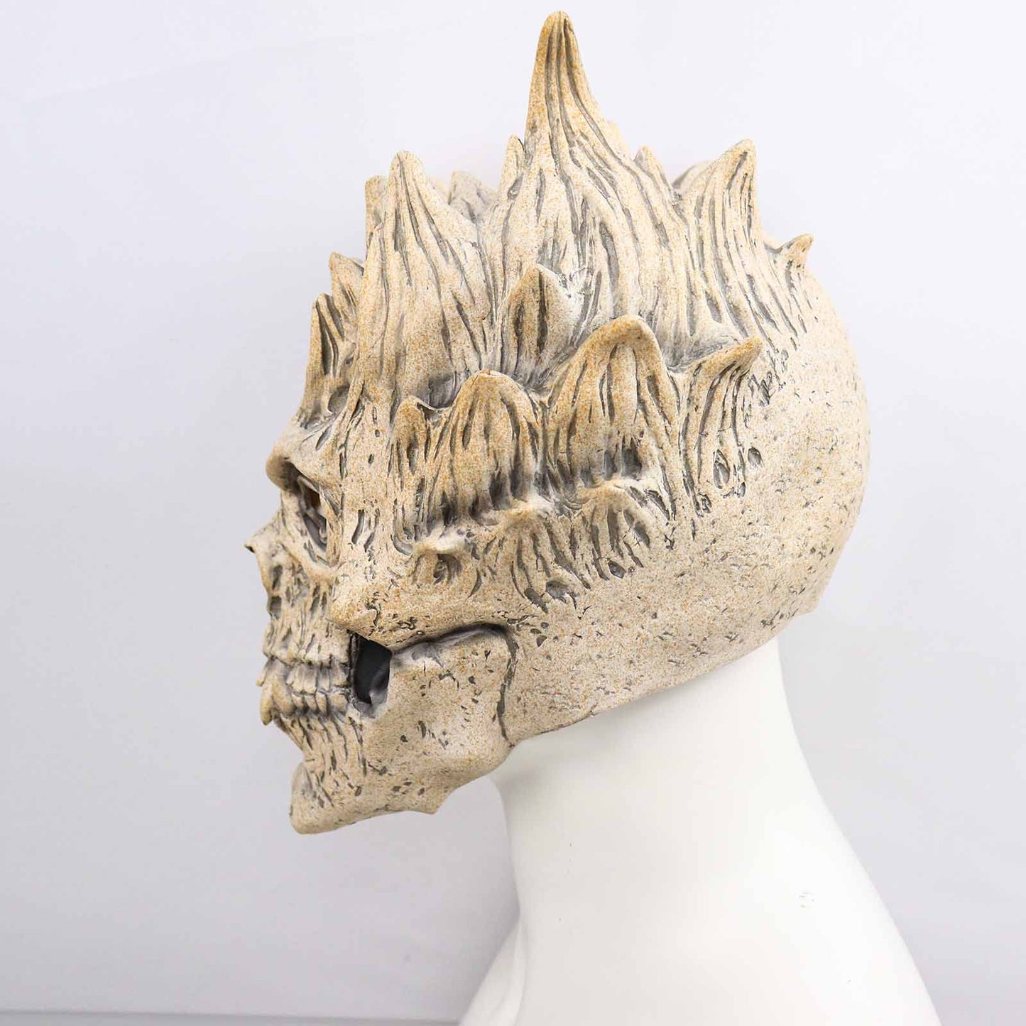 EJWCIG Full Head Skull Mask, Skeleton Mask for Men & Women - Deluxe Latex Helmet Cosplay Party Props