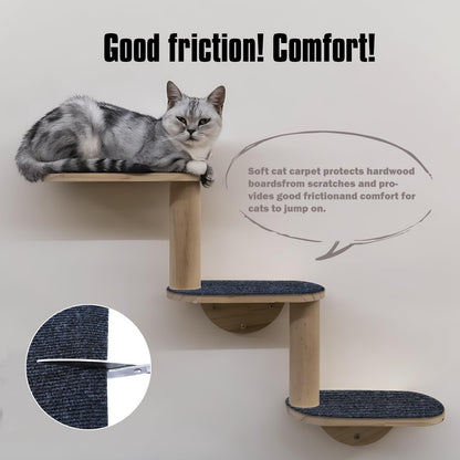 Cat Scratching Mat,Cat Scratch Furniture Protector, Trimmable Self-Adhesive Couch Protector,Carpet Replacement for Tree Shelves, Sofa and Scratching Post (40"x15.8",Dark Gray)