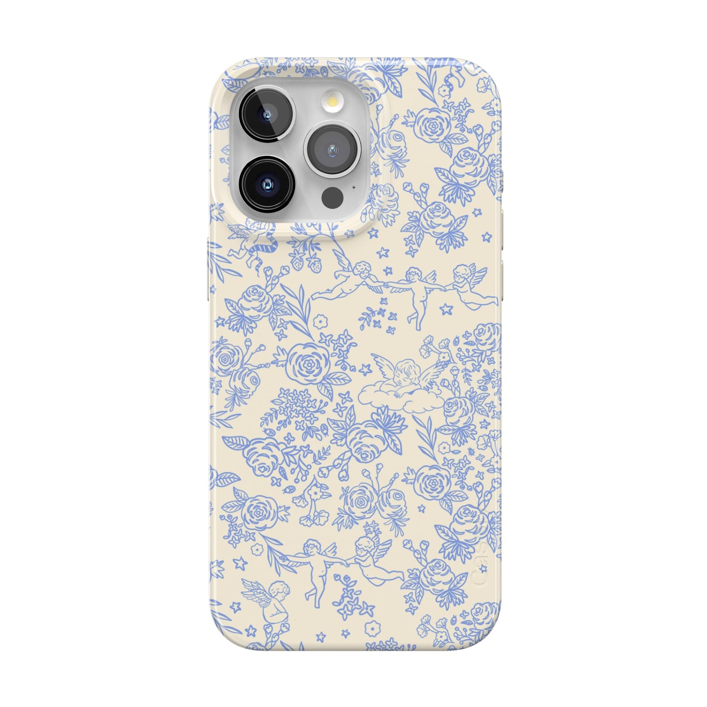 Casely iPhone 15 Pro Max Case | Nantucket Cottage | Blue Hydrangea | Compatible with MagSafe | Classic Ultra Slim Design