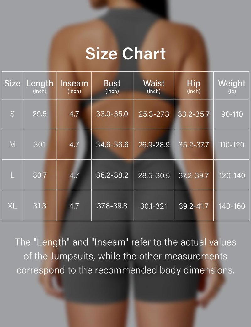 YEOREO Jumpsuits for Women Zip Up Workout Backless One Piece Tummy Control Sleeveless Emma Sexy Yoga Bodysuits Dark Grey S