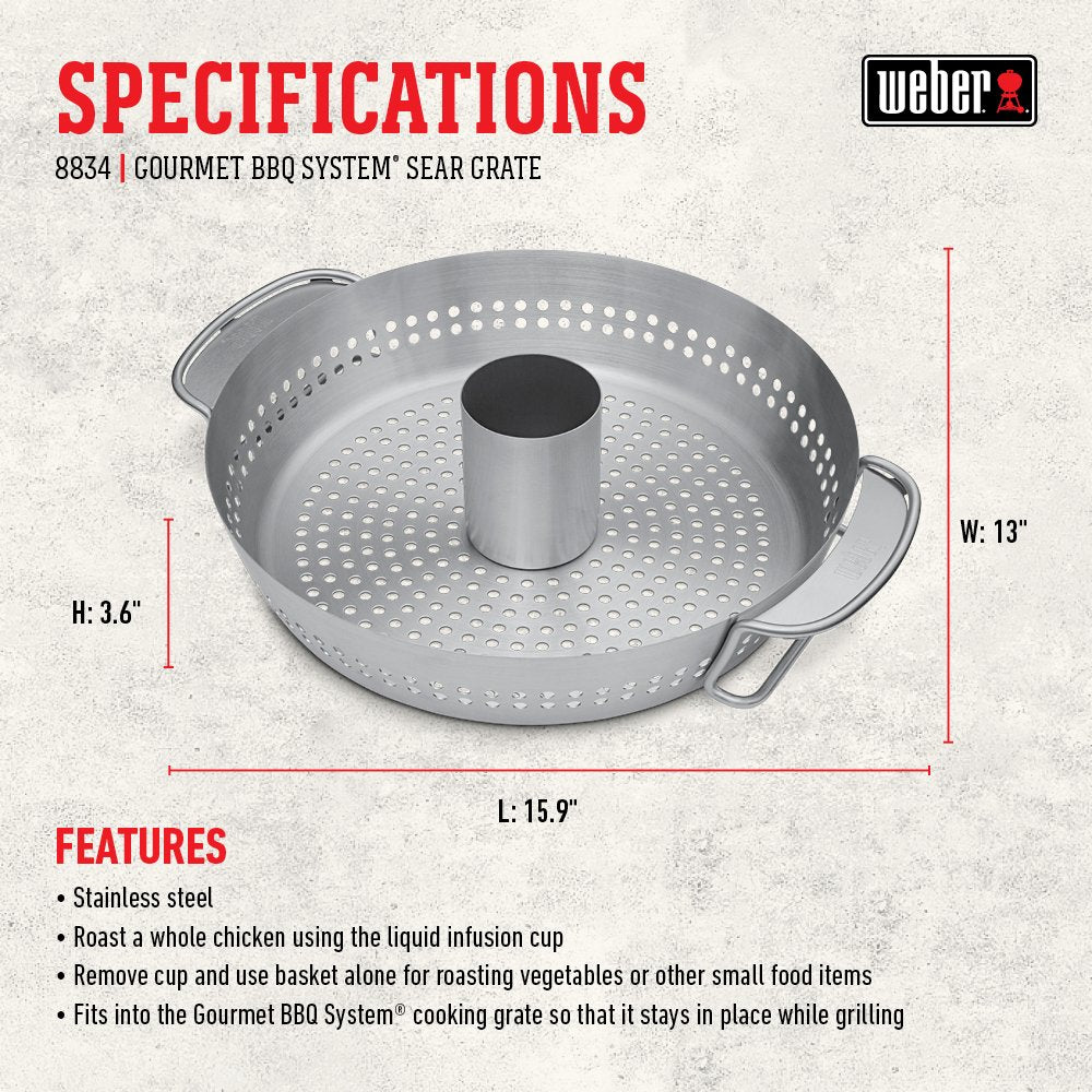 Weber 8838 Gourmet Poultry Roaster