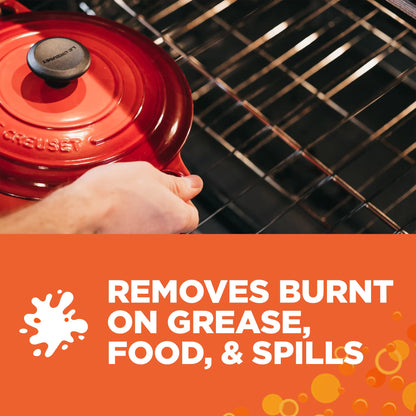 Mr Muscle Oven Cleaner, Heavy Duty Oven Cleaner & Degreaser for Burnt Grease & Food Spills, No-Scrub Formula for Quick Kitchen Cleaning, Fast-Acting Clean in Just 30 Minutes, Pack of 6 (6 x 300ml)