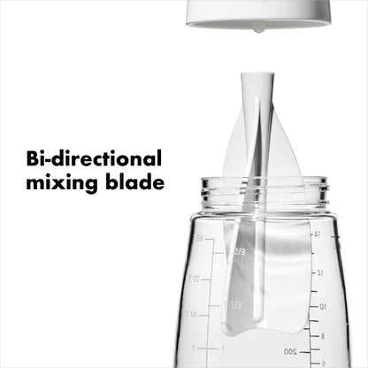 OXO Good Grips Twist & Pour Salad Dressing Mixer, Gray