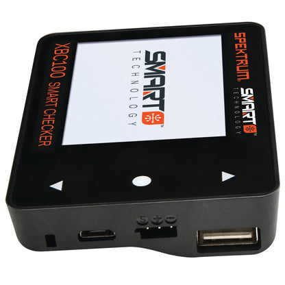Spektrum XBC100 Smart Battery Checker & Servo Driver for RC: SPMXBC100, Black