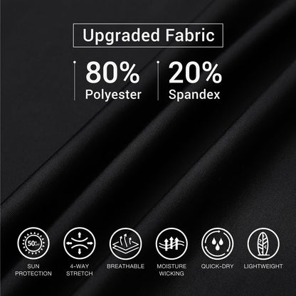 HUGE SPORTS Men's Splice UV Sun Protection UPF 50+ Skins Rash Guard Long Sleeves(HeyToucan, M)