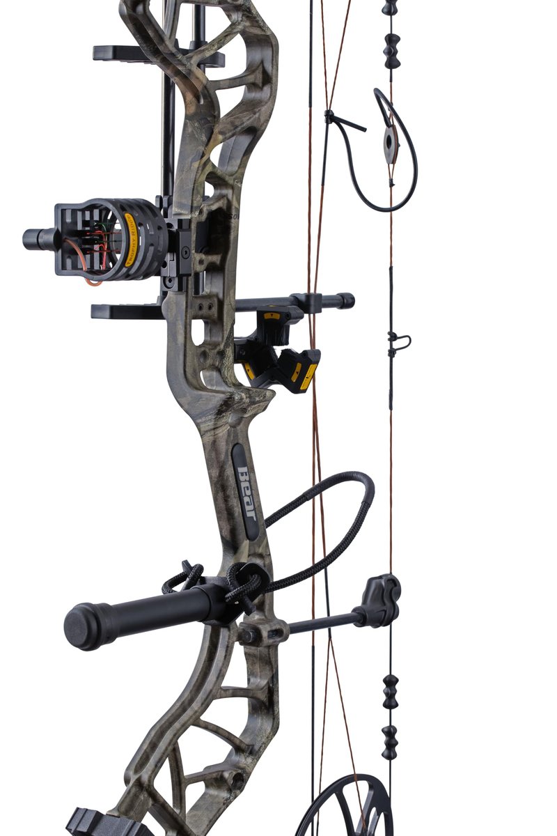 Bear Legit Maxx Ready to Hunt Compound Archery Bow, 70lb. Draw Weight, Right Hand, Mossy Oak Roots/Black