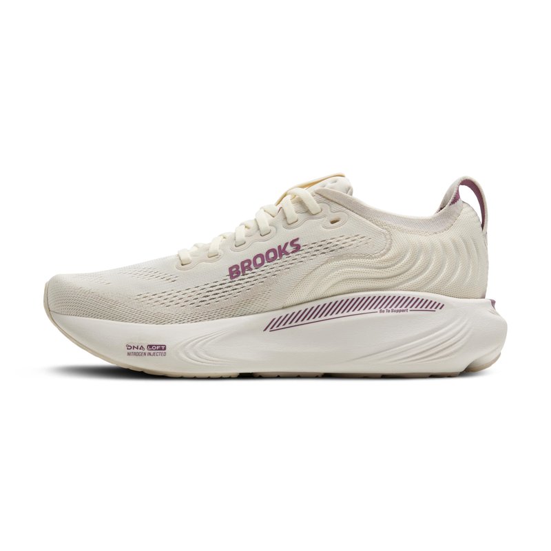 Brooks Women’s Adrenaline GTS 25 Supportive Running & Walking Shoe - Coconut/Argyle - 13 Medium