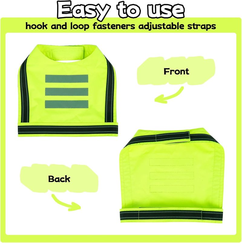 High-Visibility Dog Reflective Vest - Lightweight Adjustable Safety Gear for Night Walking | Perfect for Hunting & Outdoor Use