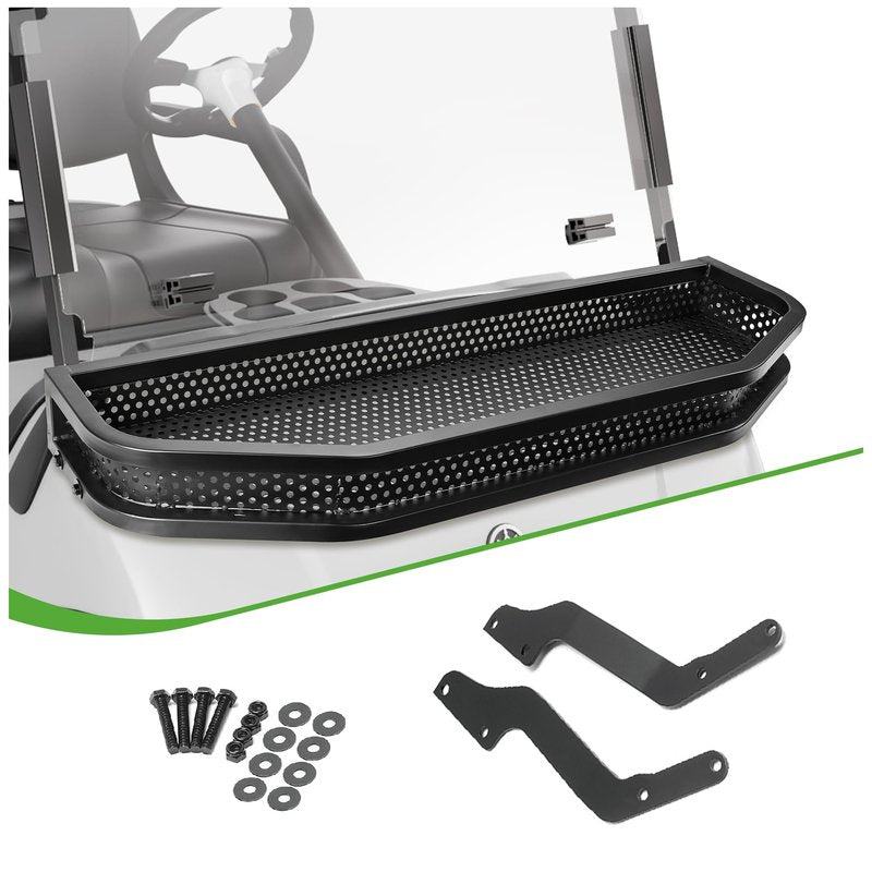 10L0L Golf Cart Front Cargo Basket for Yamaha G29/Drive Ydre Serials Clay Outer Utility with Mounting Brakets for Gas & Electric Golf Carts, Heavy-Duty Steel Storage Rack (Ydre(G29/Drive))