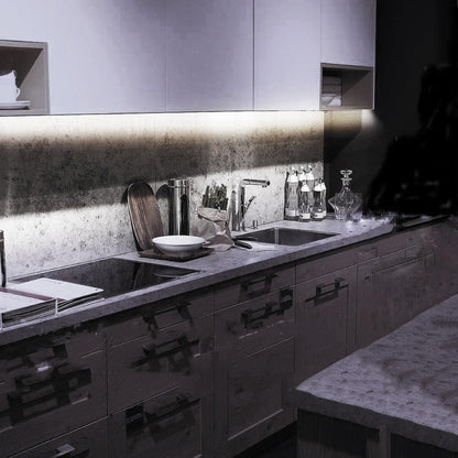 (4000K) - Amagle LED Dual Mode Motion Night Light, Flexible LED Strip with Motion Sensor Closet Light for Bedroom Cabinet, Nature White (4000K) (4 AAA Batteries Operated, Not Included)