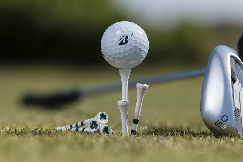 PrideSports Shamrocks Wooden Golf Tees - 2-3/4 Inch, 45 Count - Special Edition - Perfect for St. Patrick's Day