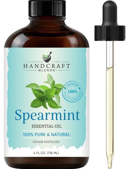 Handcraft Blends Lavender Essential Oil – Huge 4 Fl Oz – 100% Pure and Natural – Premium Grade Essential Oil for Diffuser and Aromatherapy, Skin, Massage, Candle and Soap Making Fragrance