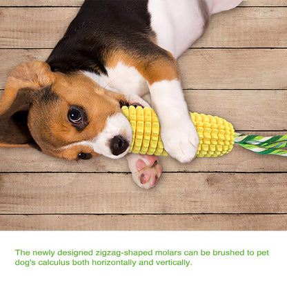 Carllg Dog Chew Toys for Aggressive Chewers, Indestructible Tough Durable Squeaky Interactive Dog Toys, Puppy Teeth Chew Corn Stick Toy for Small Medium Large Breed