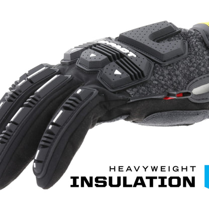 Mechanix Wear ColdWork™ M-Pact Safety Winter Work Gloves (Medium, Black/Grey)