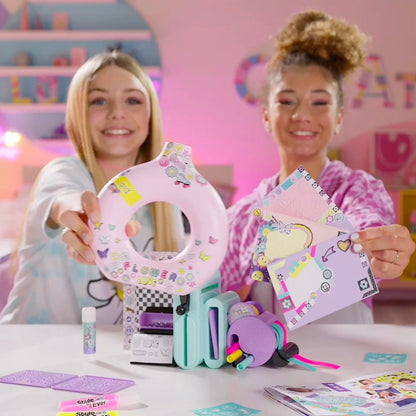 Scrapbooking 3 in 1 Station - Customise Your Notebook - 150+ DIY Accessories Included, Hours of Creativity, Embossing, Tapes and and Sticker Factory