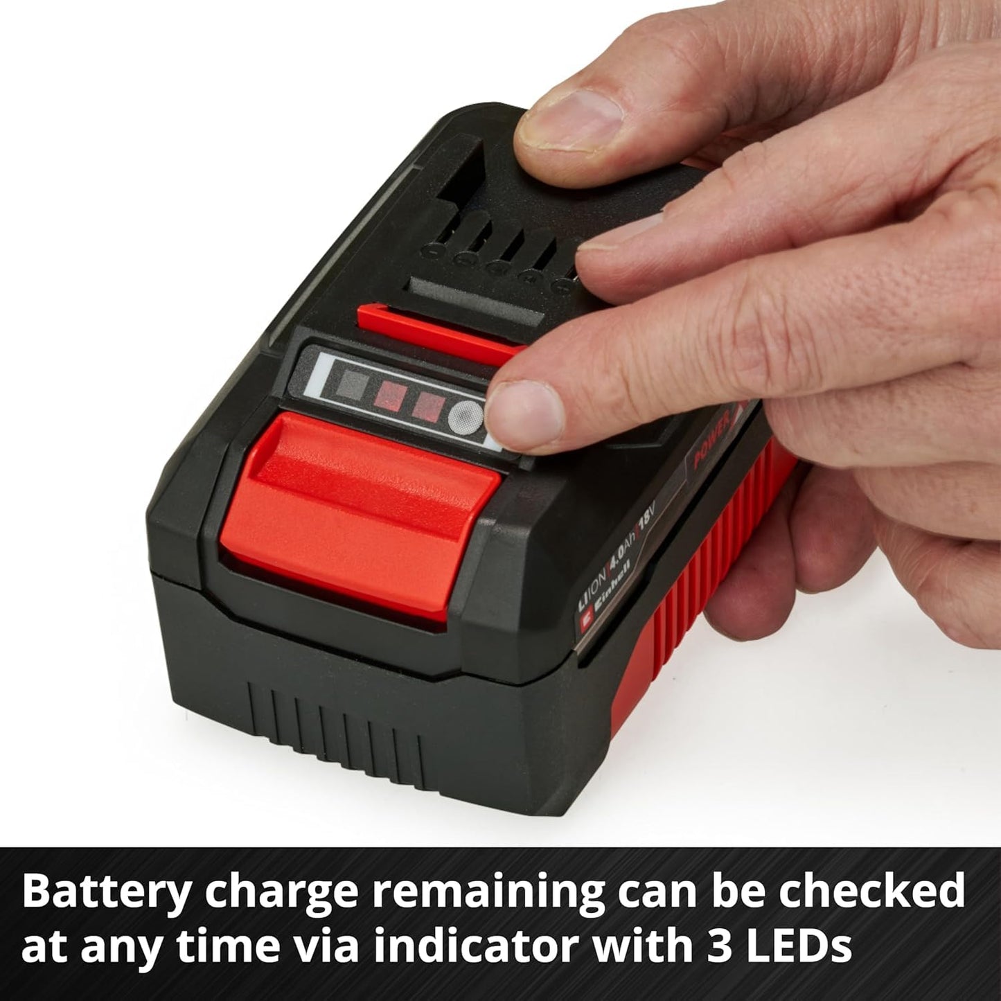 Einhell Power X-Change 18V, 4.0Ah Lithium-Ion Battery Twin Pack - 2 x 4,0Ah Batteries Universally Compatible With All Einhell PXC Power Tools And Garden Machines