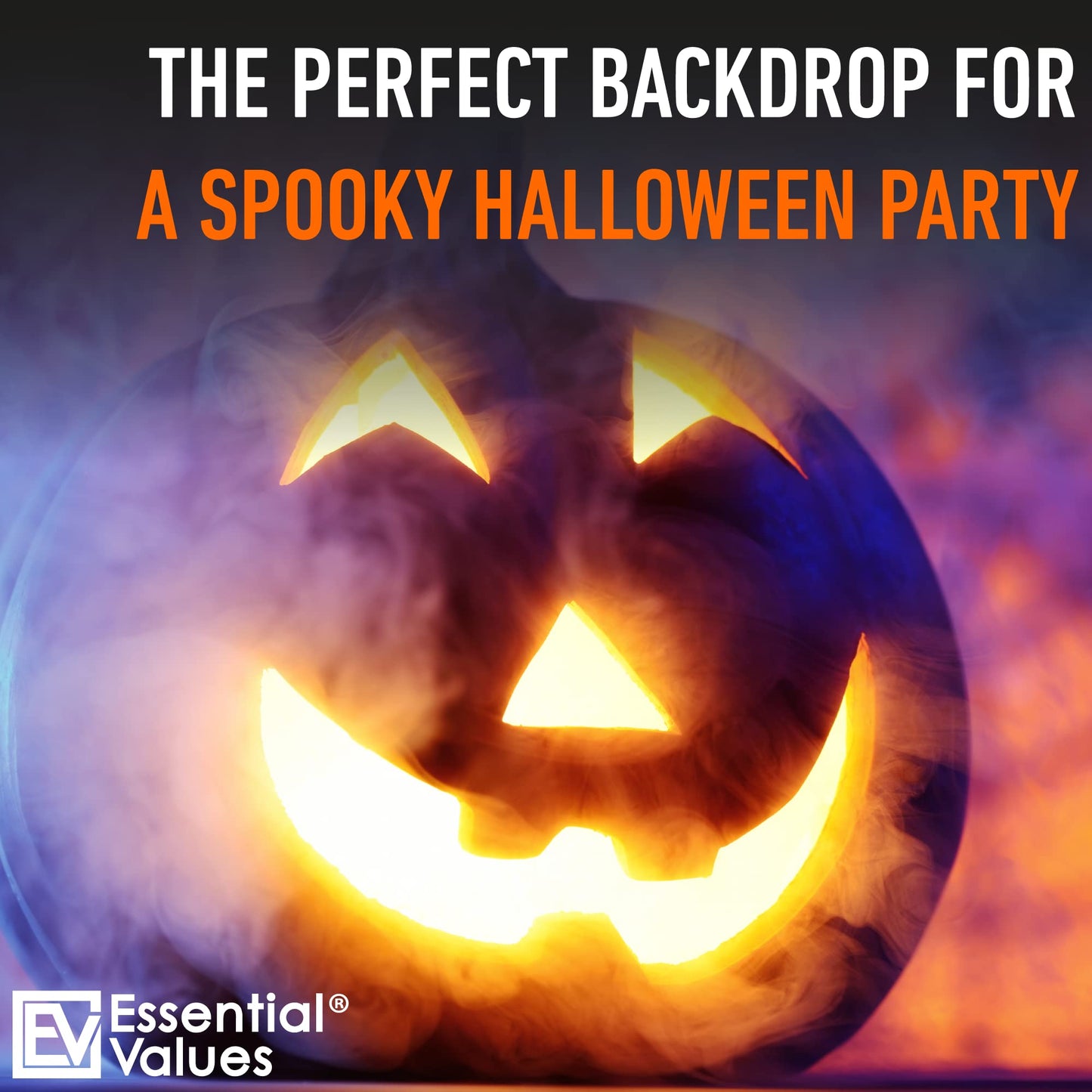 Essential Values Fog Machine Fluid 3.78 litres - Fog Juice Long-Lasting Medium Density Fog for Water Based Foggers, Perfect for 400 Watt to 1500 Fog Machines - Outdoor or Indoor