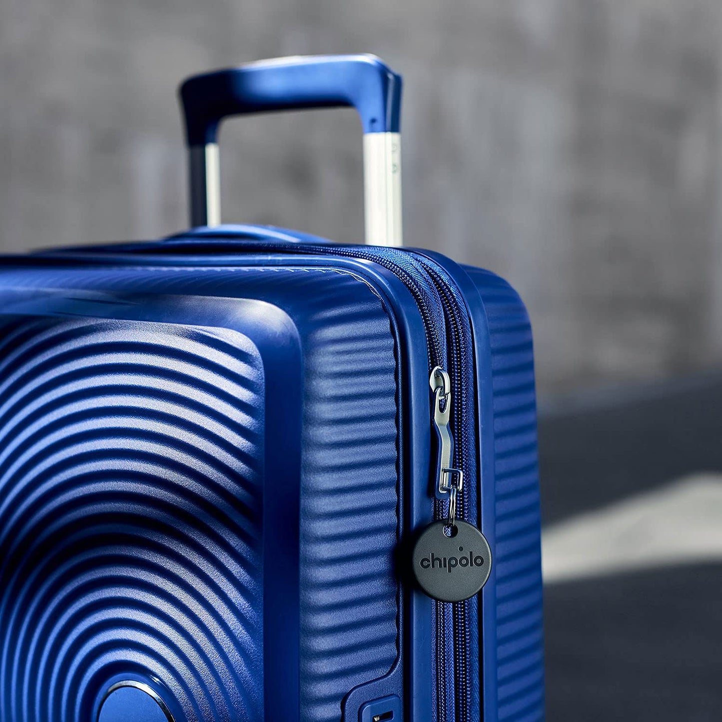 Chipolo ONE Spot - 4 Pack - Finder, Bluetooth Tracker - Works with The Apple Find My app (only for iOS) (Almost Black)