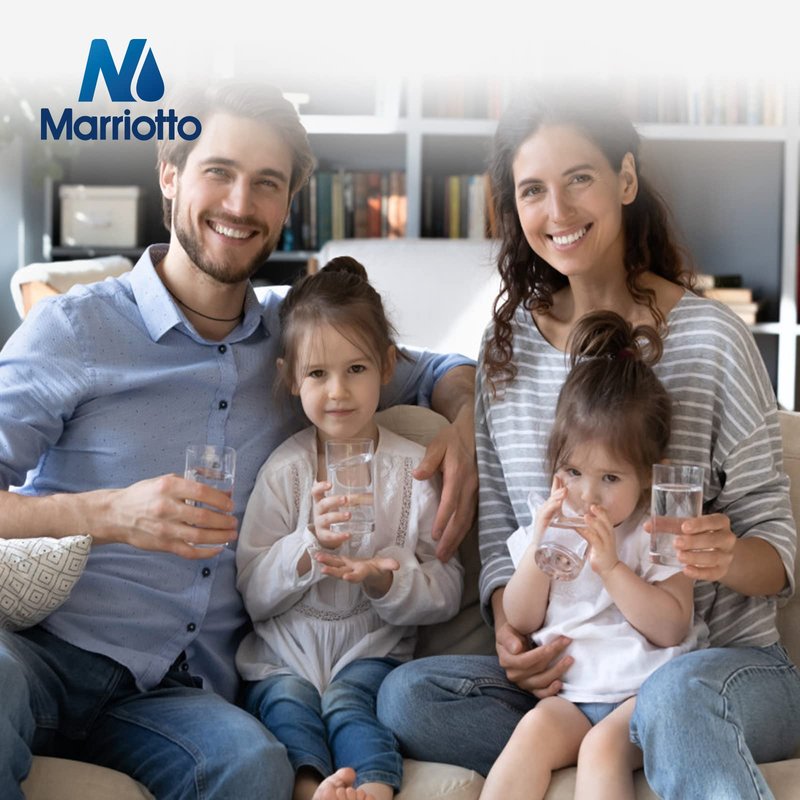 MARRIOTTO Replacement for GE RPWFE, RPWF (Built-in CHIP) Refrigerator Water Filter, Compatible with GFE28GELDS, PFE28KELDS, PFE28KYNFS, GFD28GELDS, GYE22HMKES, GFE28GYNFS, GFD28GYNFS, Pack of 1
