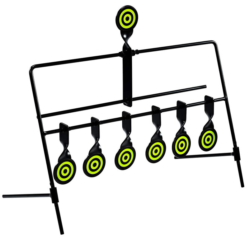 KNINE OUTDOORS 6 Targets Air Gun Pellet BB Gun Resetting Target, Rated for .22 .177 Caliber