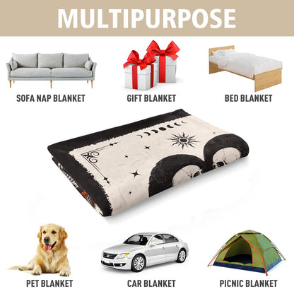 Juratar Gifts for Him Her, Anniversary Halloween Blanket for Women Men, Birthday Gifts for Boyfriend Girlfriend, I Love You Gift, Engagement, Wedding Gift for Wife, Husband, Couple, 60"X50"