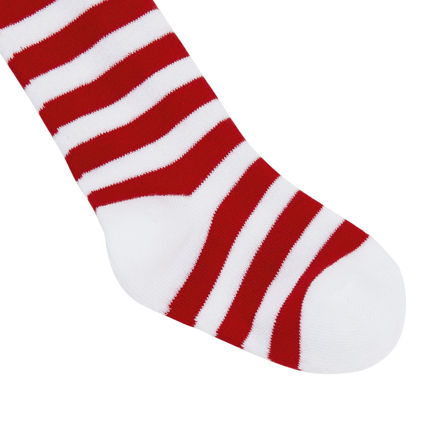 American Trends Baby Stripes Tights Seamless Toddler Tights Soft Infant Leggings Newborn Winter Socks for Grils Red-white Stripes 0-6 Months