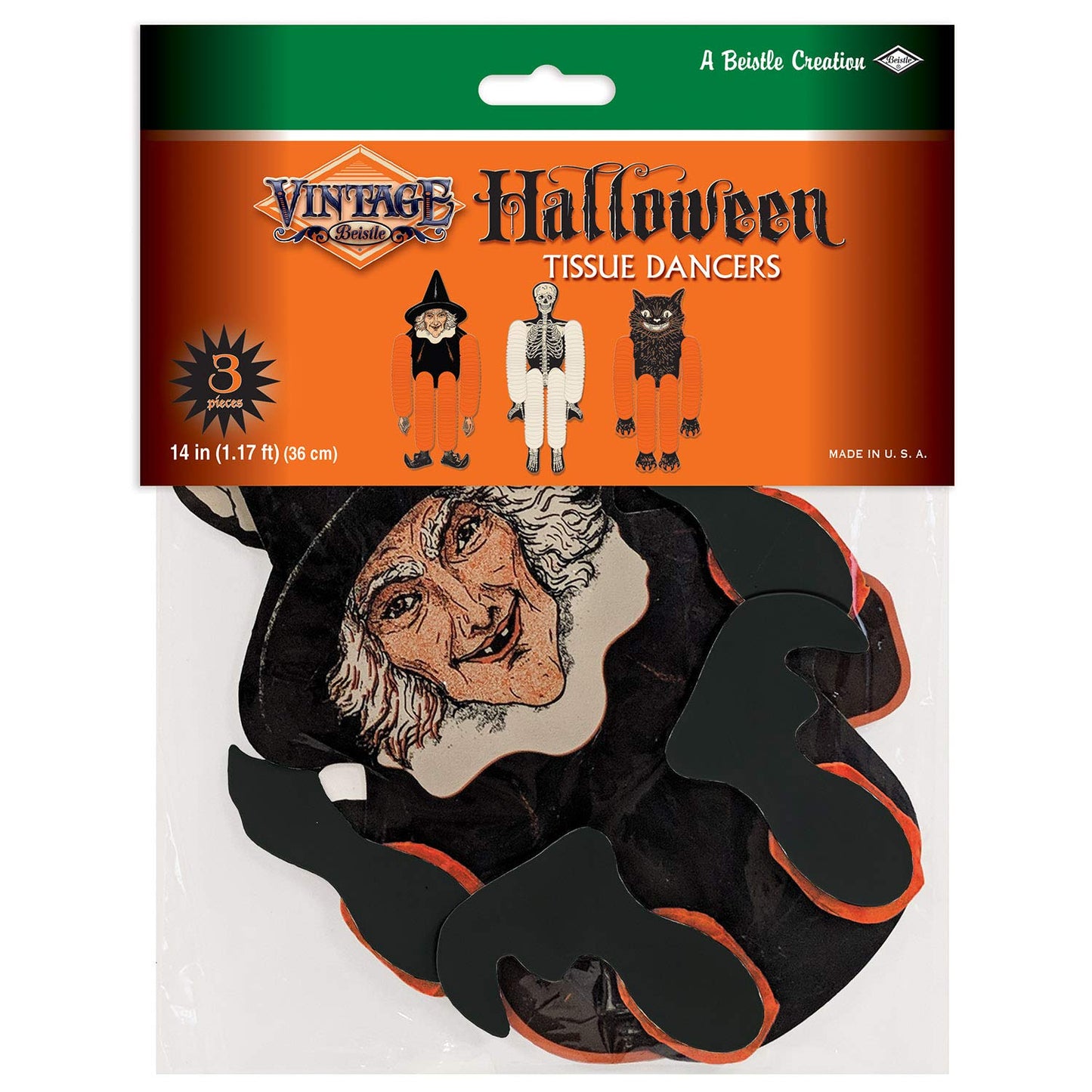 Beistle Vintage Halloween Tissue Dancers