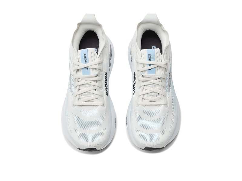 Brooks Women’s Adrenaline GTS 25 Supportive Running & Walking Shoe - Star White/Nantucket/Chrome - 9.5 Medium