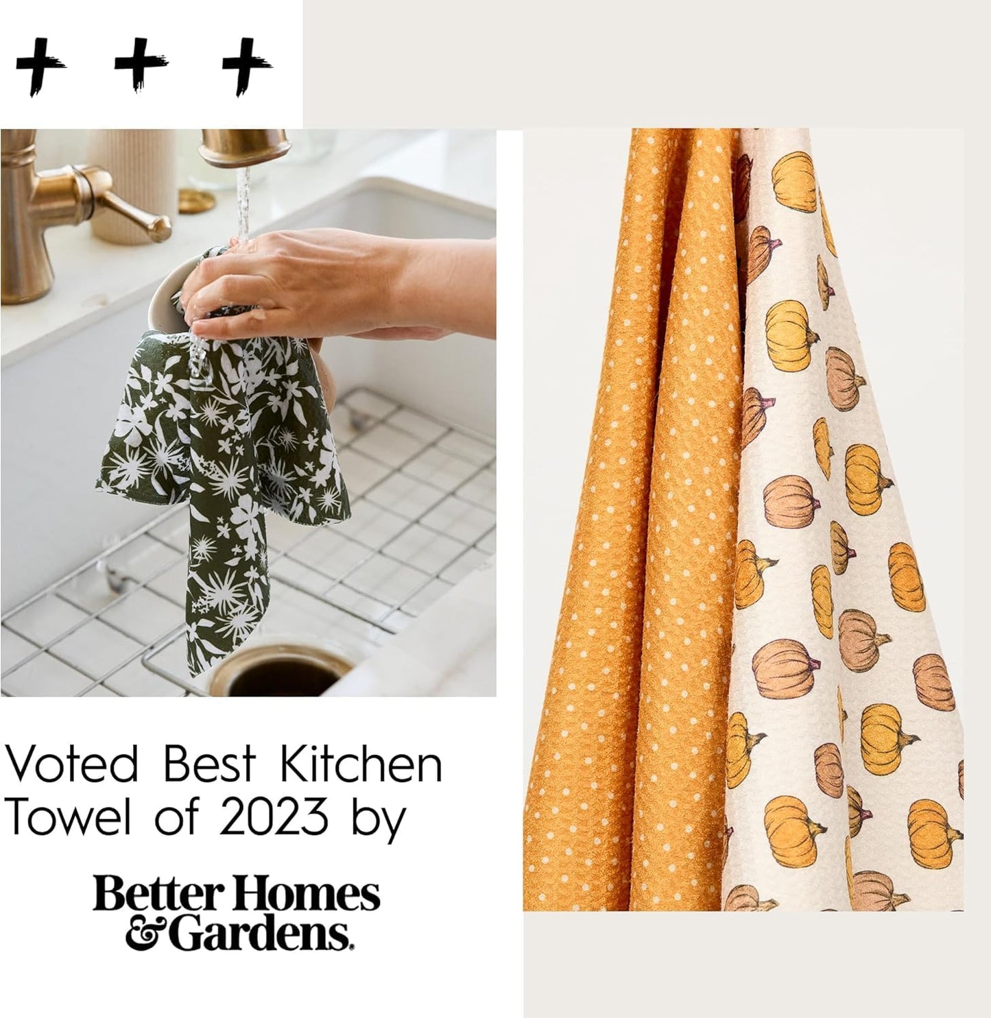 GEOMETRY Cloth Dinner Napkins - Quick-Dry, Ultra-Absorbent, Reusable Cloth Napkins for Dining & Entertaining - Turkey Feathers, 19" x 19" - 6-Pieces