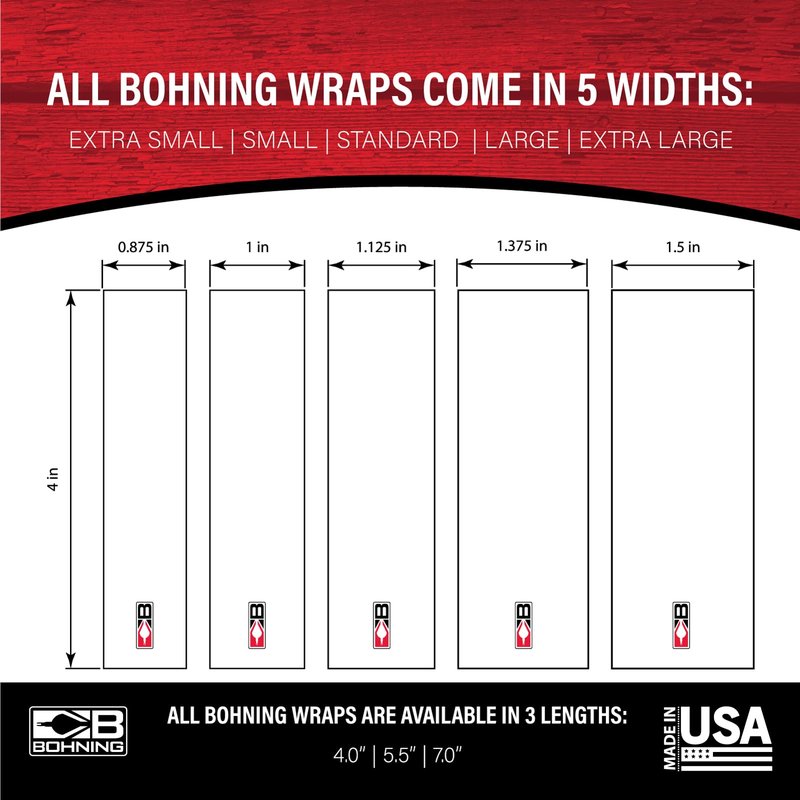 Bohning 4" Solid Arrow Wraps, Large, White