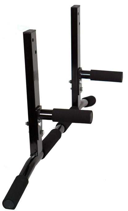 Iron Core Athletics Joist Mount Pull Up Bar with 2 Pull Up Assist Bands - Heavy Duty Joist Mounted Pull-Up/Chin Up Bar