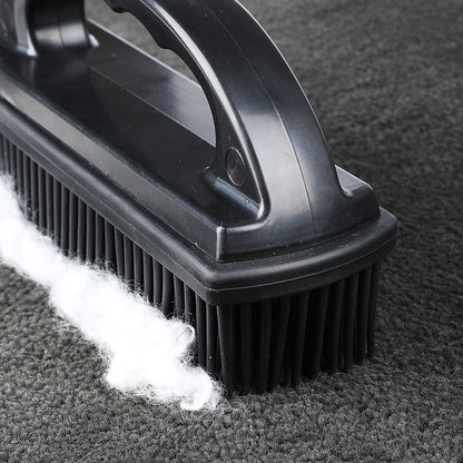 Godiyyer Rubber Pet Hair Removal Brush Lint & Hair Removal Cat Dog Hair Remover Brush Pet Hair Removal Tool Silicone Lint and Debris Remover for Cleaning,Grooming,Lint and Fur Removal,Home (Red&Black)