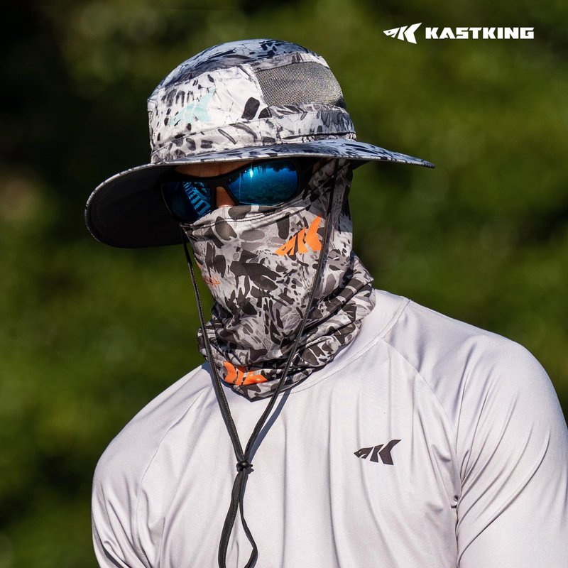 KastKing Agies Neck Gaiter-UPF 50+ Balaclava Face Mask,Neck Gaiter for Men and Women,Face Cover Shield for Fishing,Hiking