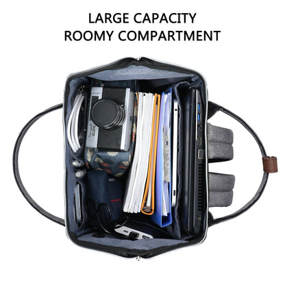 KROSER Laptop Backpack 15.6 Inch Stylish Computer Backpack with USB Charging Port Water-repellent College Daypack Travel Business Work Bag for Women/Men