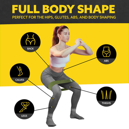 Fabric Resistance Bands for Working Out - Booty Bands for Women and Men - Exercise Bands Resistance Bands Set - Workout Bands Resistance Bands for Legs