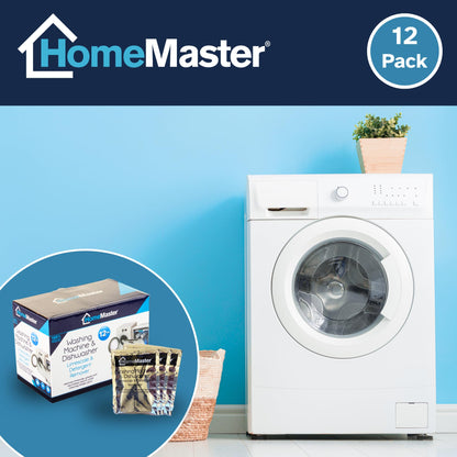Limescale & Detergent Remover for All Washing Machine & Dishwashers by Home Master - 12 applications