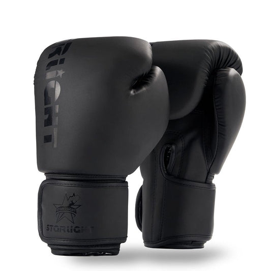 Valchiria Boxing Gloves for Men Women, Sparring Training Punching MMA Kickboxing Boxing Gloves, Heavy Bag Workout Gloves for Boxing, Kickboxing, Muay Thai, MMA (All Black, 10 oz)