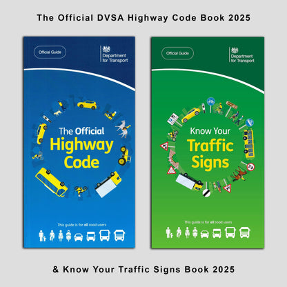 2025 Driving Theory Test Kit: Includes The Official Highway Code 2025 Book UK, Know Your Traffic Signs Book & 78 Road Signs Flash Cards. 16th, 17th, 18th Birthday Gifts for Teenagers Girls & Boys