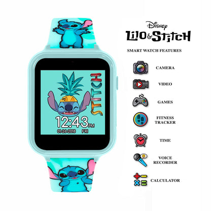 Disney Stitch Blue Kids Smart Watch LAS4027