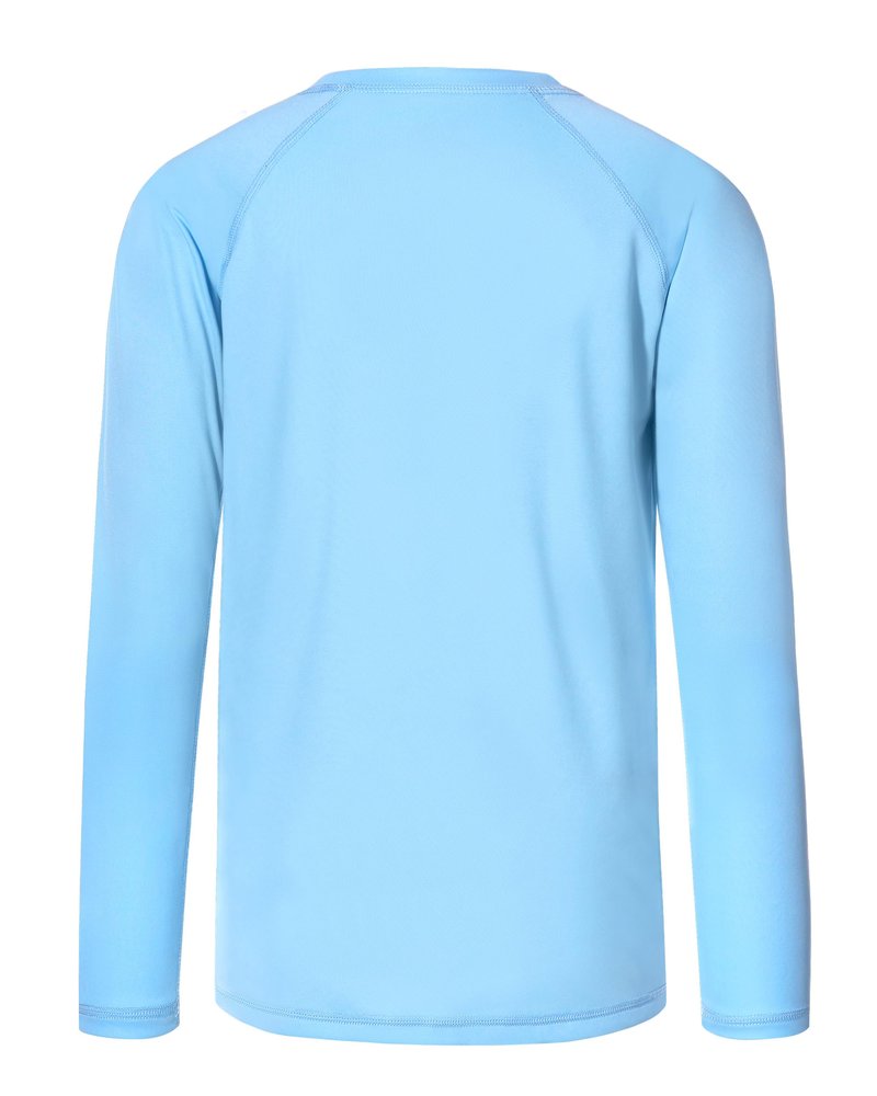 Boys UPF 50+ Swim Shirt Long Sleeve, 1 or 2 Pack UV Sun Protection Rash Guard, Youth Kids SPF Water Shirts for Beach Surf