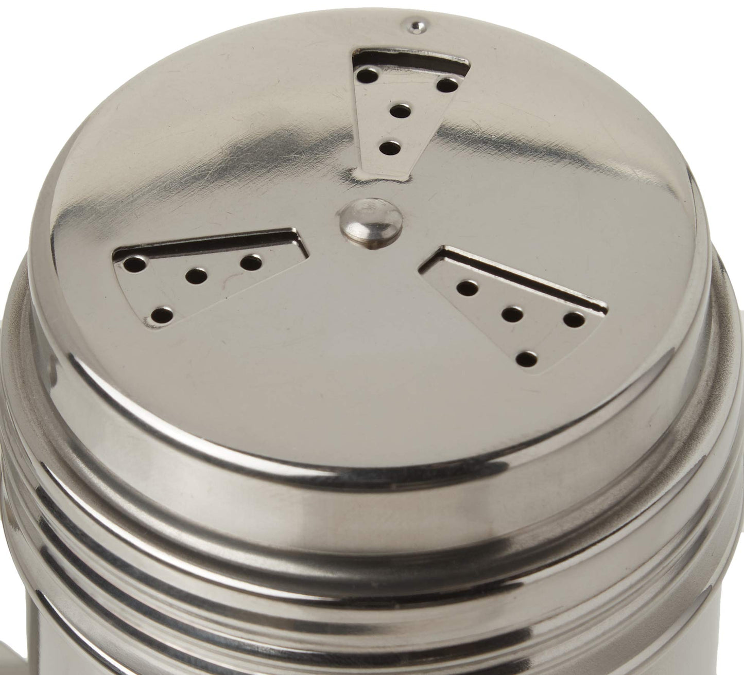 Tablecraft, 10 oz, Silver Stainless Steel Dry Rub Shaker with Handle, 10-Ounce (BBQ160H)