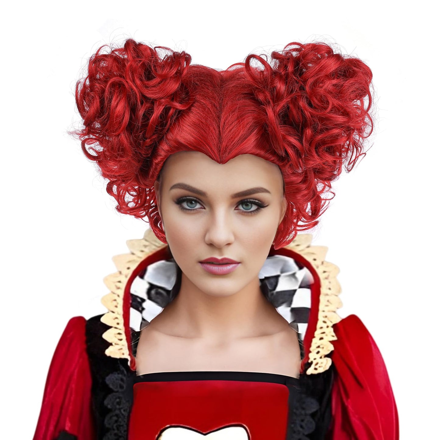 MUPUL Halloween Costume Wigs For Women (Red/Queen)